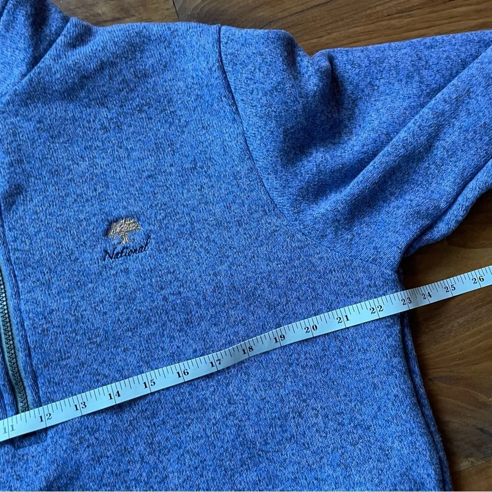 Peter Millar Men's Slate Blue Quarter Zip Reversible Windbreaker Pullover size L